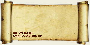 Danica Jerinić vizit kartica